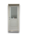 55809 32 X 80 White Half Lite Exterior Door With Blinds