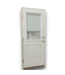 55809 32 X 80 White Half Lite Exterior Door With Blinds