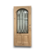 55816 36x80 Unfinished Wood Arched Glass Ext. Door