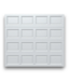 55823 Classic Steel Model 8000 White Single Garage Door 8 X 7