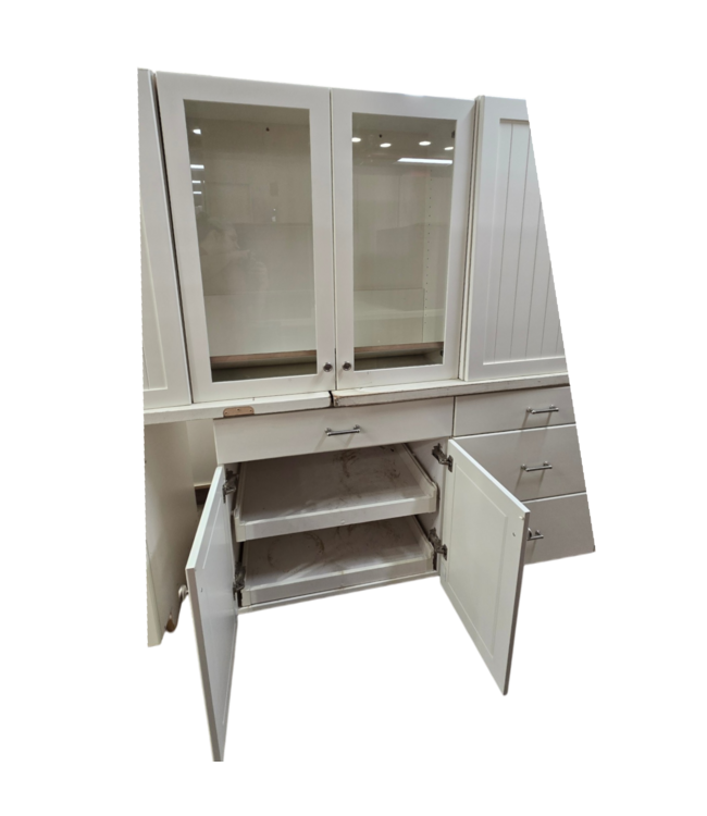 55820 White Cabinet Set Of 22-pcs