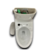 55833 Nexus White Elongated Standard Height 1 Piece Toilet