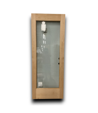Bud's Warehouse 55836 32 X 80 Full Lite Wood Exterior Door Slab