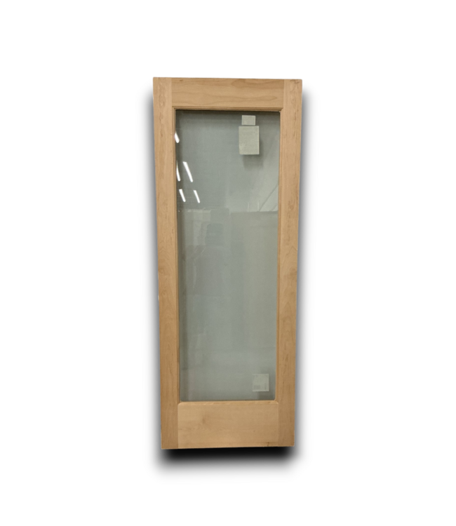 55836 32 X 80 Full Lite Wood Exterior Door Slab