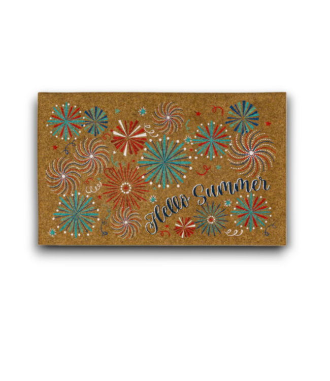 55845 18 X 30 Multi Color Non Slip Door Mat