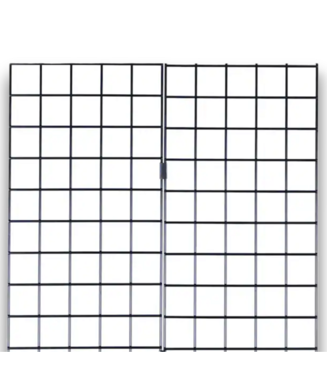 55861 Heavy Duty Black Metal Wire Additional Shelf Only 77"