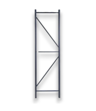 Bud's Warehouse 55865 Heavy Duty Black Upright 72"