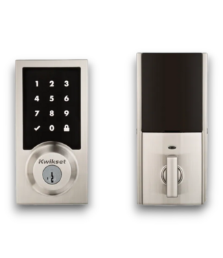 Bud's Warehouse 55870 916 Smartcode Satin Nickel Touchscreen Keypad Electronic Deadbolt Lock