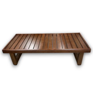 Bud's Warehouse 55880 Rectangular Teak Wood Outdoor Patio Coffee Table