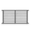 55882 6’ X 36” Black Sand Steel Deck Rail Kit
