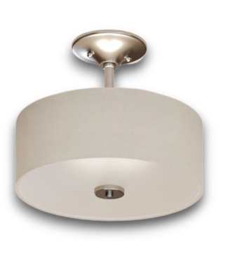 Bud's Warehouse 55889 13” 2 Light Circular Shade Ceiling Light