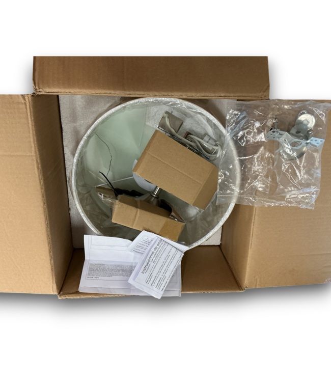 55889 13” 2 Light Circular Shade Ceiling Light