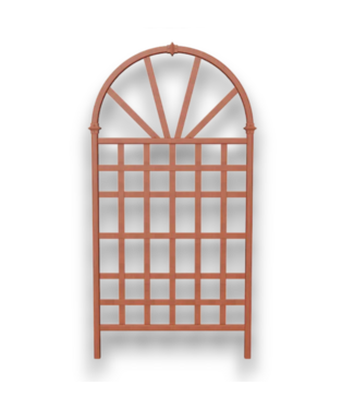 Bud's Warehouse 55900 Urban Brown Vinyl Garden Trellis For Climbing Plants