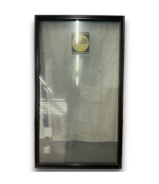 Bud's Warehouse 55914 Black Aluminum Wood Casement Fixed Frame Window