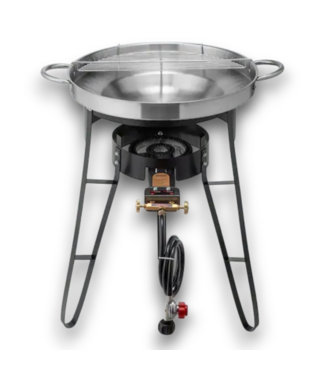 Bud's Warehouse 55917 Concave Comal Set With Burner Stand 80000 Btu