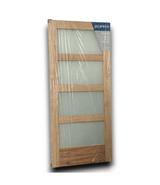 Bud's Warehouse 55921 36 X 80 Unfinished Frosted Glass Barn Door