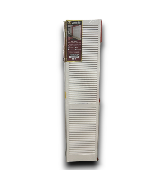 55923 36 X 80 White Prefinished Pine Wood Bifold Door