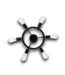 55932 26” Black Sputnick Ceiling Light Fixture