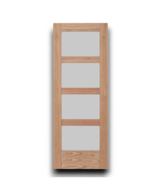 Bud's Warehouse 55921 36 X 80 Unfinished Frosted Glass Barn Door
