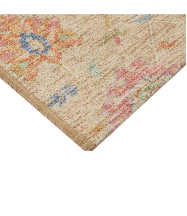 55935 2 X 7 Ft. Rectangular Persian Floral Runner Rug