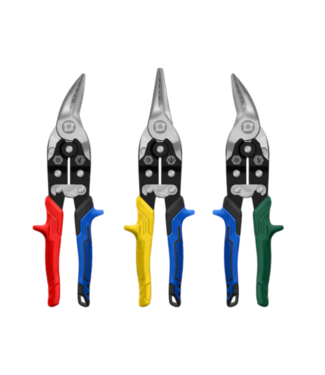 Bud's Warehouse 55943 Aviation Snips Set 3 Piece Right, Straight, Left