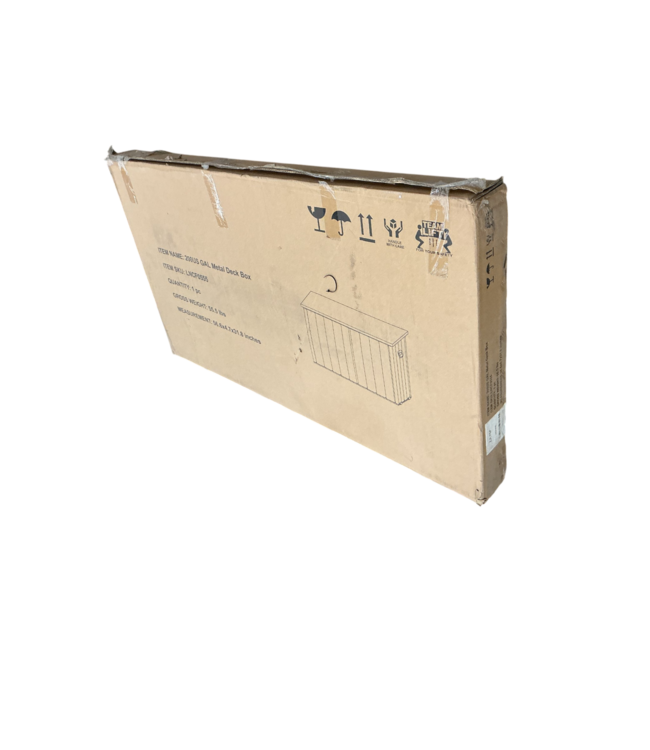 55947 200 Gal. Dark Grey Metal Deck Box