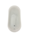 55929 White Acrylic Free Standing Bath Tub With Faucet