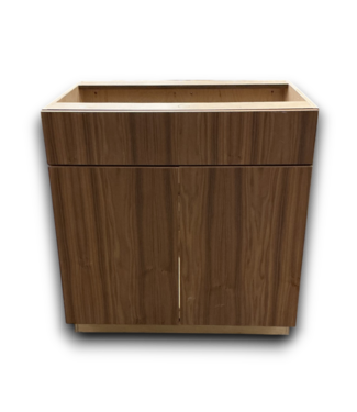 Bud's Warehouse 55953 Walnut Bathroom Vanity Base 33"w
