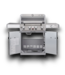 55959 Stainless Steel Liquid Propane Grill - Side Burner