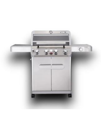 Bud's Warehouse 55959 Stainless Steel Liquid Propane Grill - Side Burner