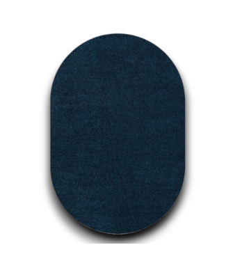 Bud's Warehouse 55968 6 X 9 Super Soft Oval Navy Modern Area Rug