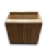 55953 Walnut Bathroom Vanity Base 33"w
