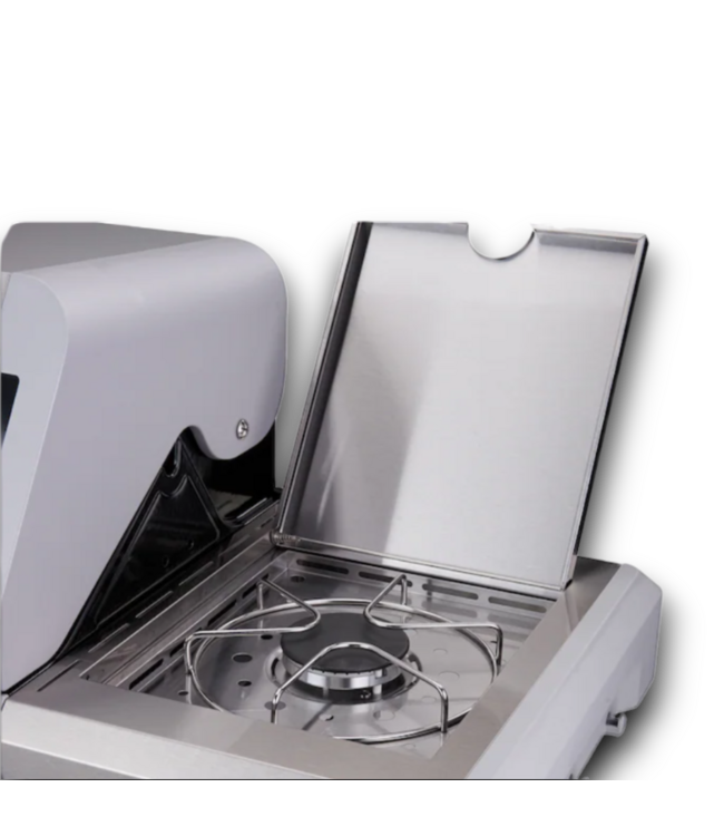 55959 Stainless Steel Liquid Propane Grill - Side Burner