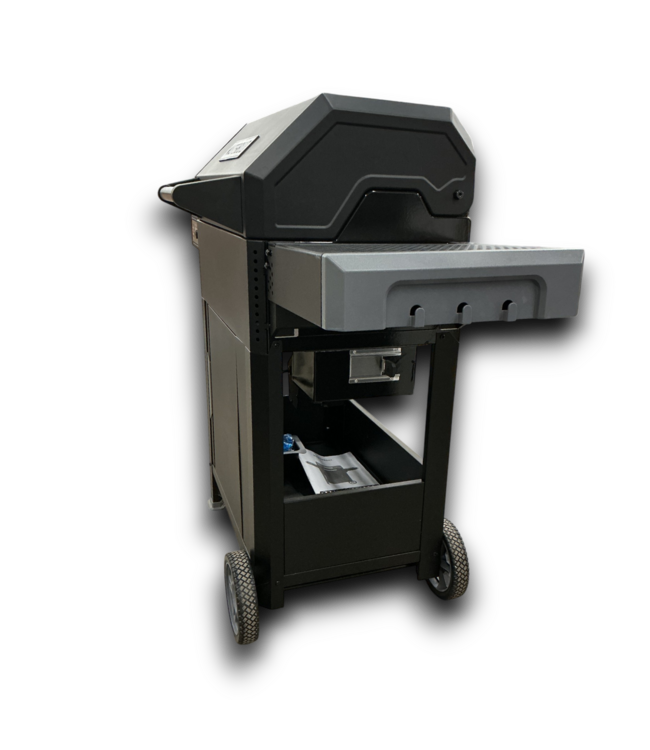 55965 Auto Ignite 20” Black Cart Charcoal Grill