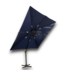 55971 9' Broewn Aluminum Navy Crank Cantilever Patio Umbrella