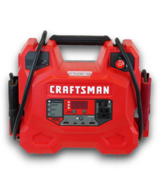 Bud's Warehouse 55978 Red Vehicle Jump Starter And Air Compressor