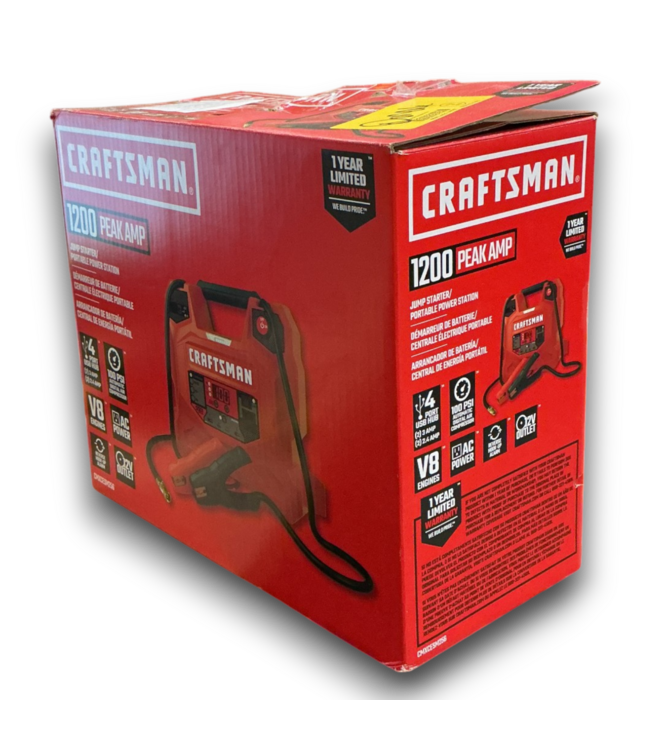 55978 Red Vehicle Jump Starter And Air Compressor