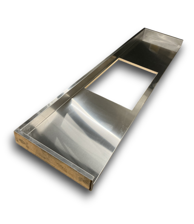 55984 Commercial Stainless Steel Counter Top 104"