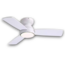 55985 Modern Smart Indoor White Ceiling Fan With Lights And Remote Control