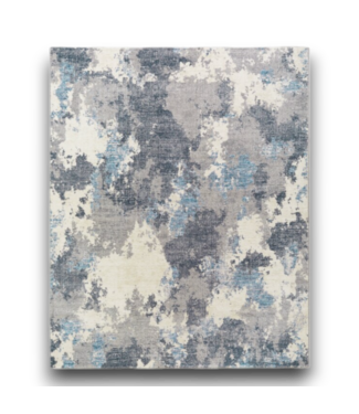 Bud's Warehouse 55986 Gray & Blue Area Rug 8' X 10'