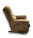 55991 Brown Corduroy Recliner Chair