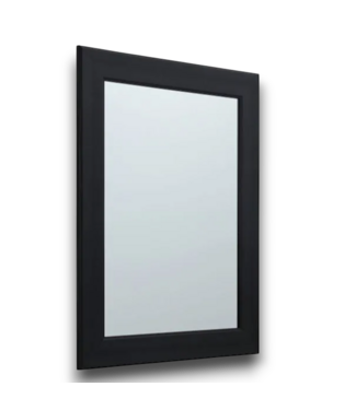 Bud's Warehouse 55995 Black Framed Mirror 24" X 27.5"