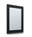 55995 Black Framed Mirror 24" X 27.5"