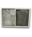 55998 Black And White Vinyl Sliding Window With Annealed Glass 72 X 48