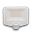 56003 Hardwired White Motion Activated Flood Light