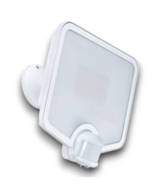 Bud's Warehouse 56003 Hardwired White Motion Activated Flood Light
