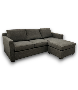 Bud's Warehouse 56005 Davis 3 Seat Lounger In Darius Graphite With Storage