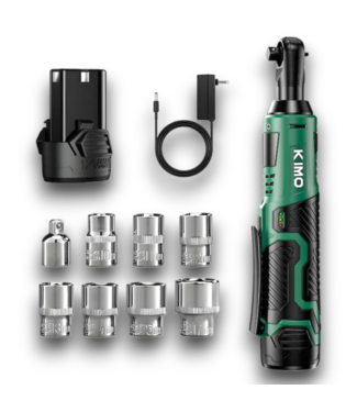 Bud's Warehouse 56013 12v Max 3/8" Cordless Ratchet Wrench Kit