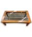 55990 3-piece  Coffee And End Table Set Wood/glass