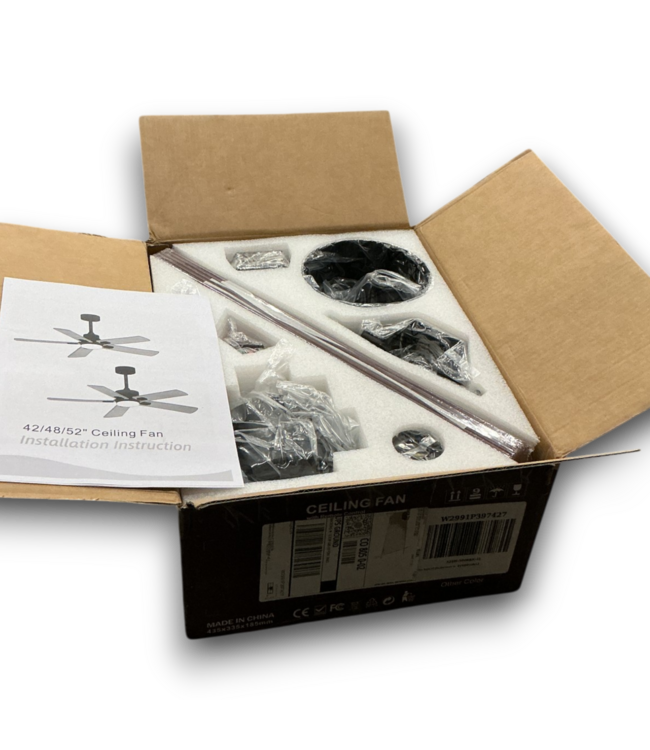 56000 Led Light Dual Blade Ceiling Fan 52"